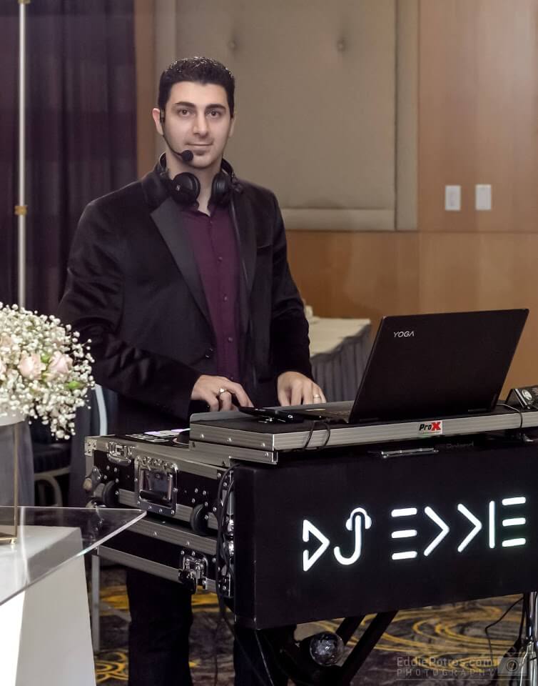 DJ Eddie11 at a wedding